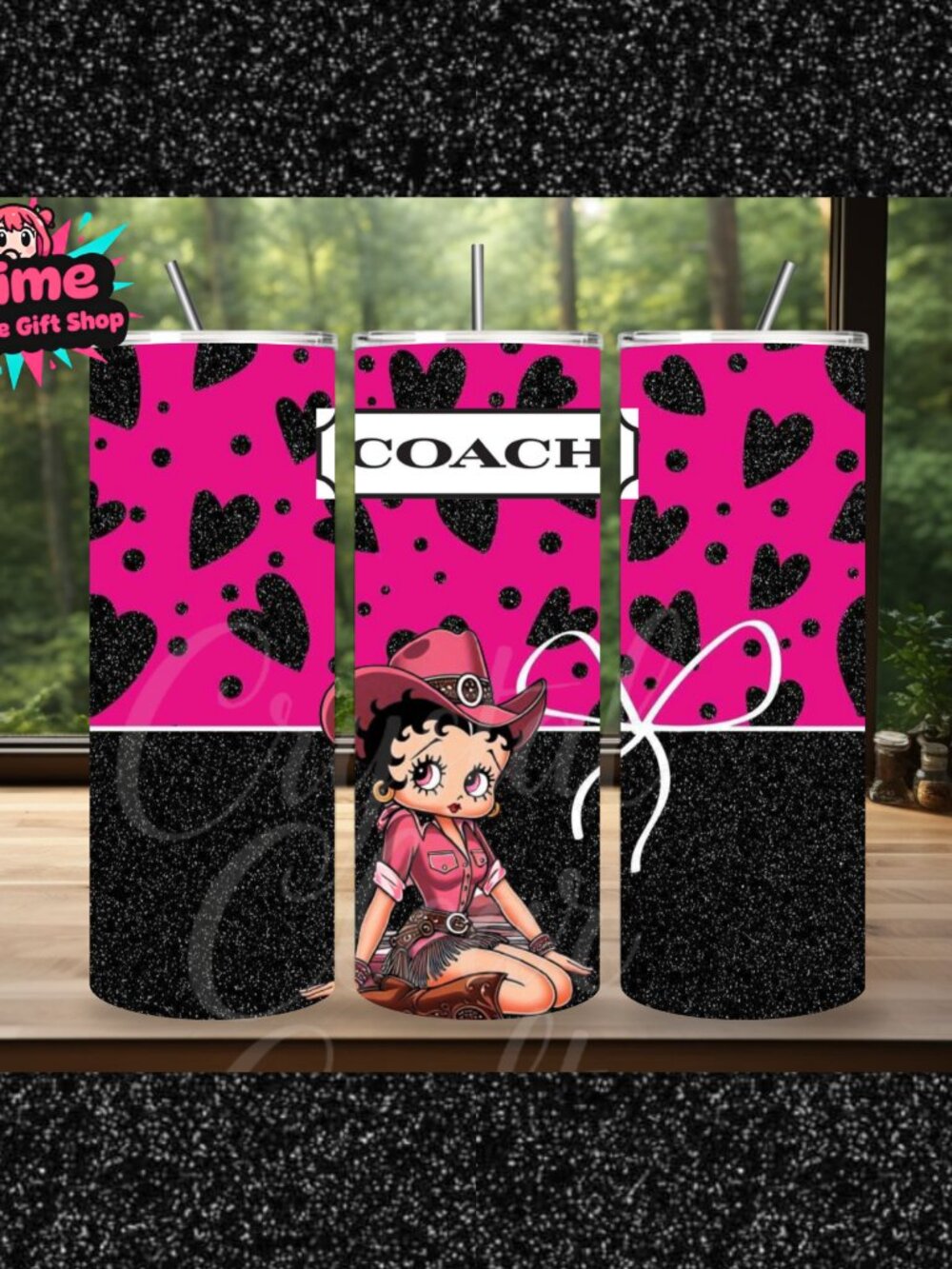 Coach 20oz Stainless Steel Tumbler Custom